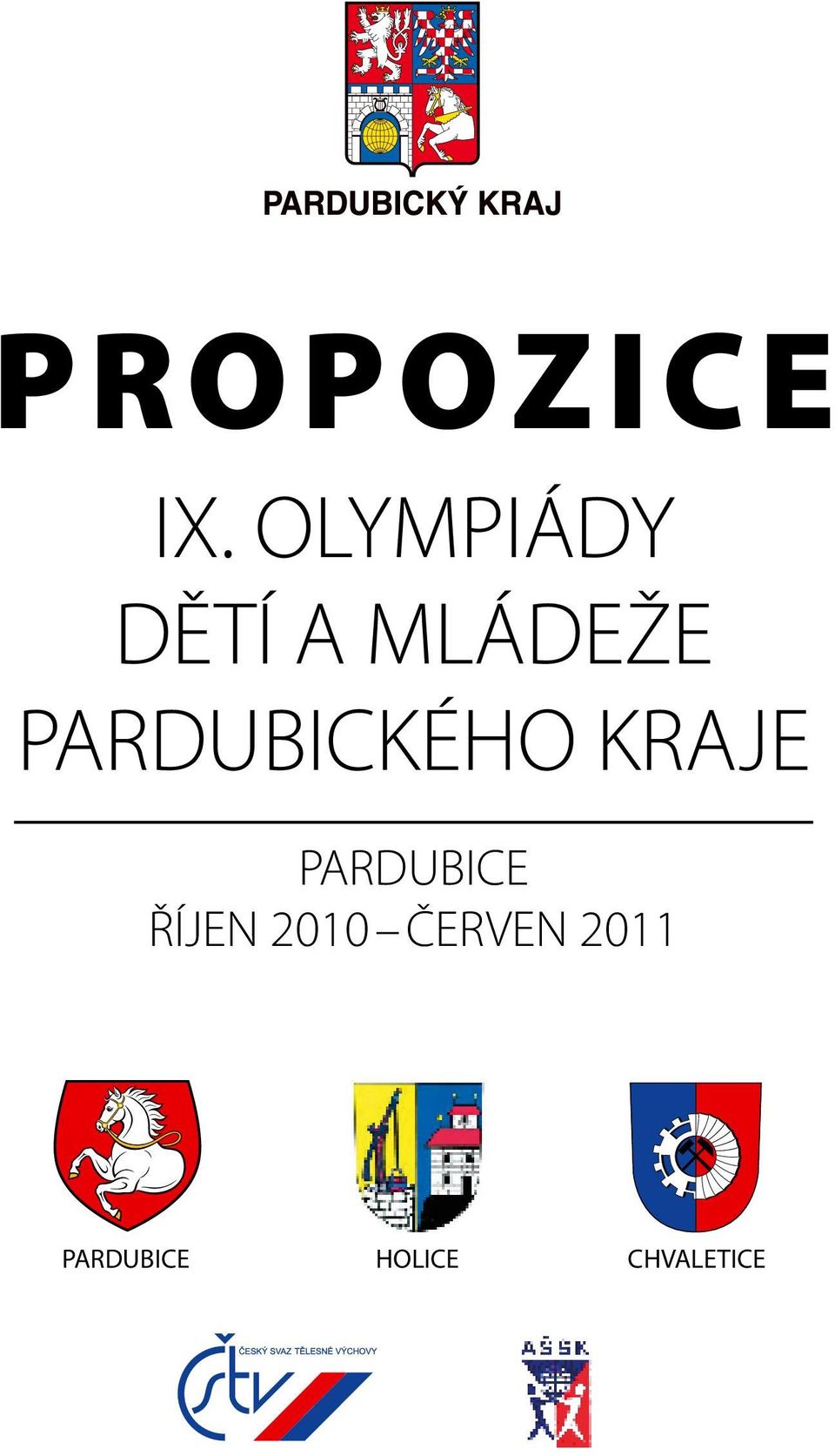 PARDUBICKÉHO KRAJE PARDUBICE