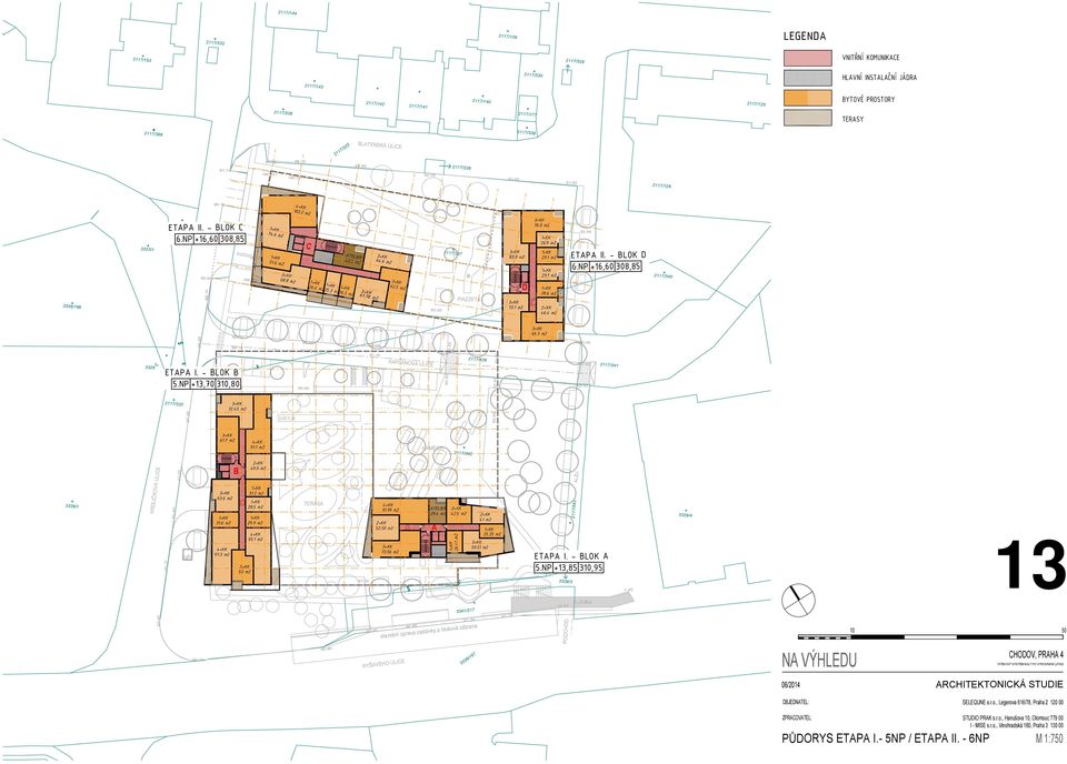 211/339 211/323 BLTENSKÁ ULIE 211/338 211/126 ETP II. - BLOK 211/434 6.NP +16,60 308,85 4.6 m2 51.6 m2 103.2 m2 68.8 m2 2PP+6NP+2 USTOUPENÉ TELIER 40.5 m2 26.6 m225.3 m226.5 m2 61.8 m2 64.6 m2 62.