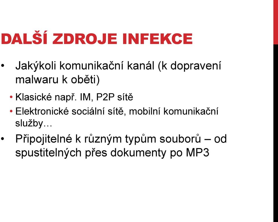 IM, PŇP sít Elektronické sociální sít, mobilní