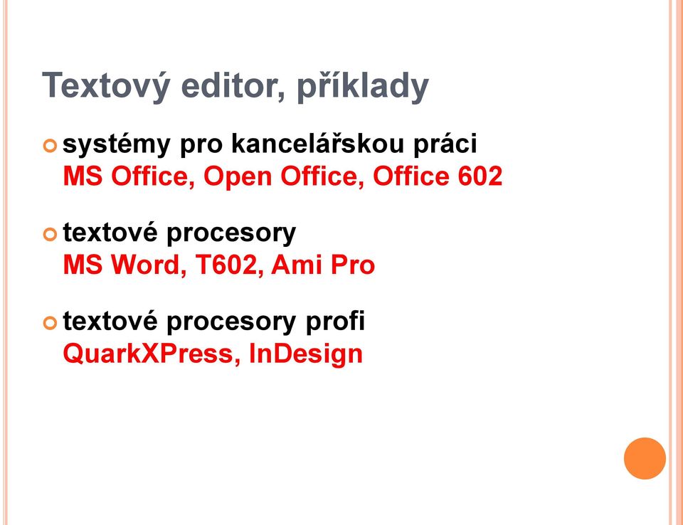 Office 602 textové procesory MS Word, T602,