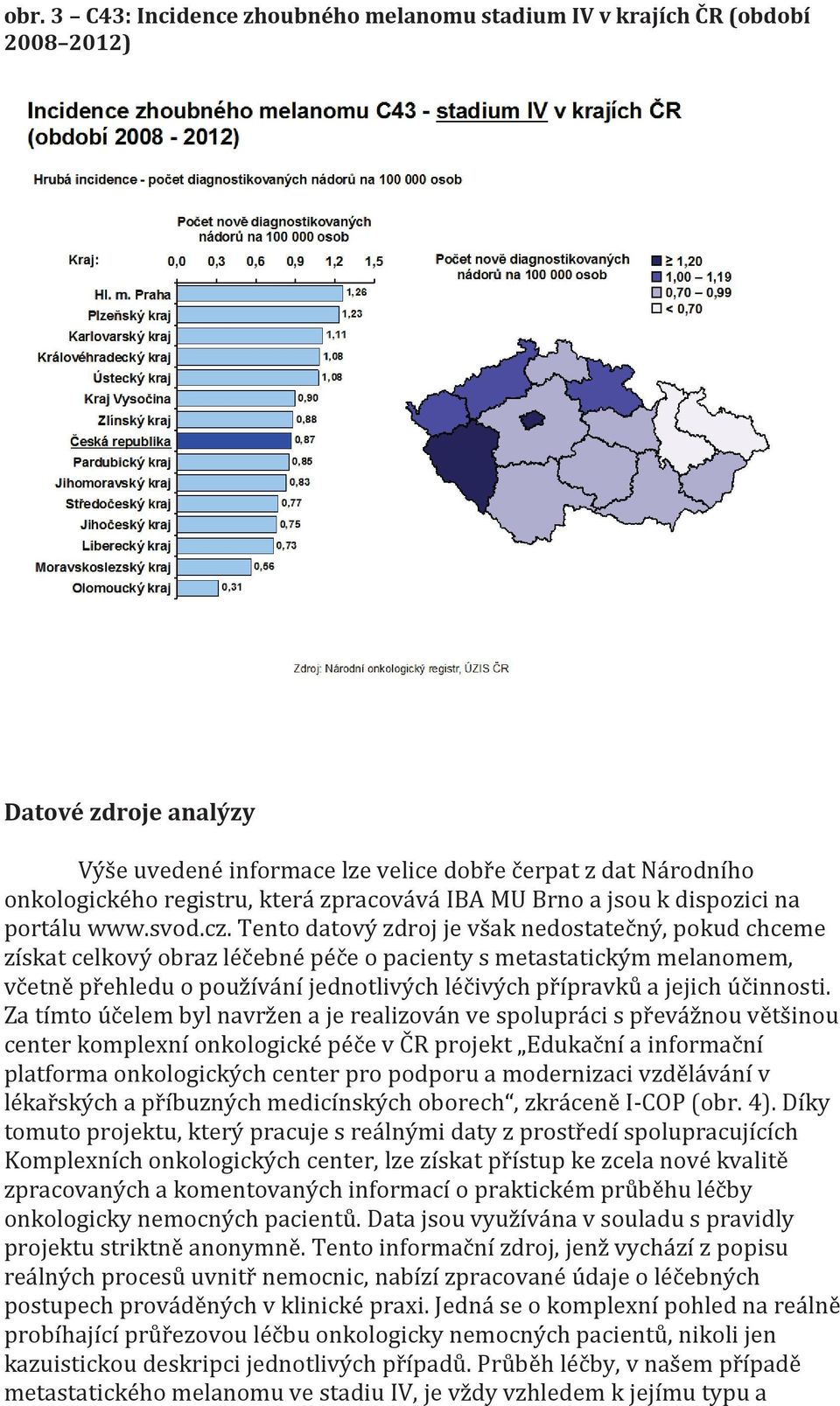 Tento datový zdroj je však nedostatečný, pokud chceme získat celkový obraz léčebné péče o pacienty s metastatickým melanomem, včetně přehledu o používání jednotlivých léčivých přípravků a jejich