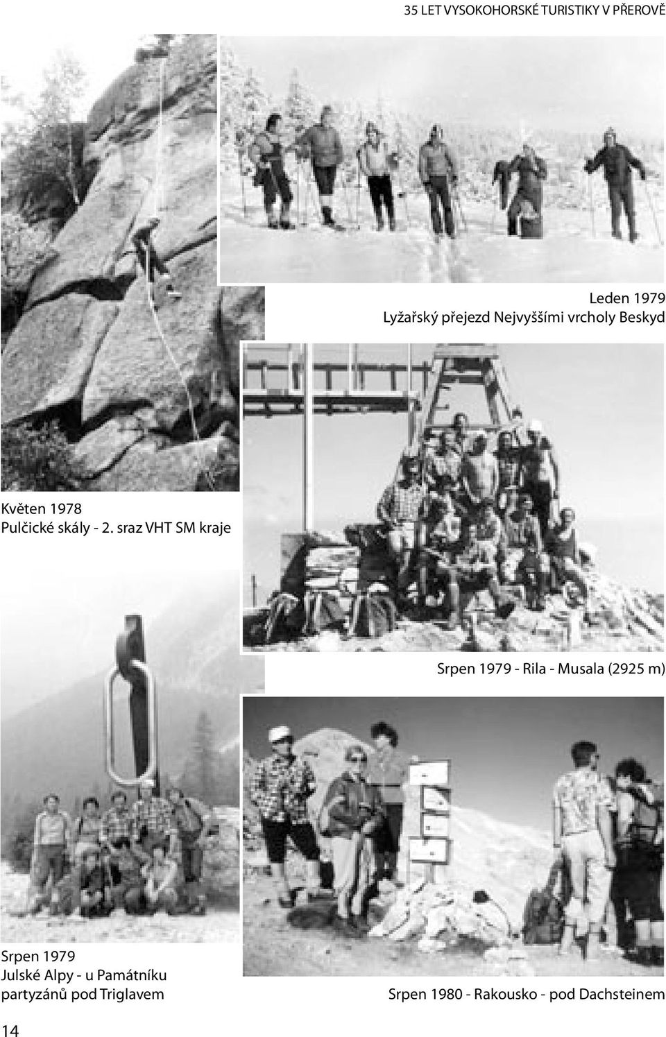 sraz VHT SM kraje Srpen 1979 - Rila - Musala (2925 m) Srpen