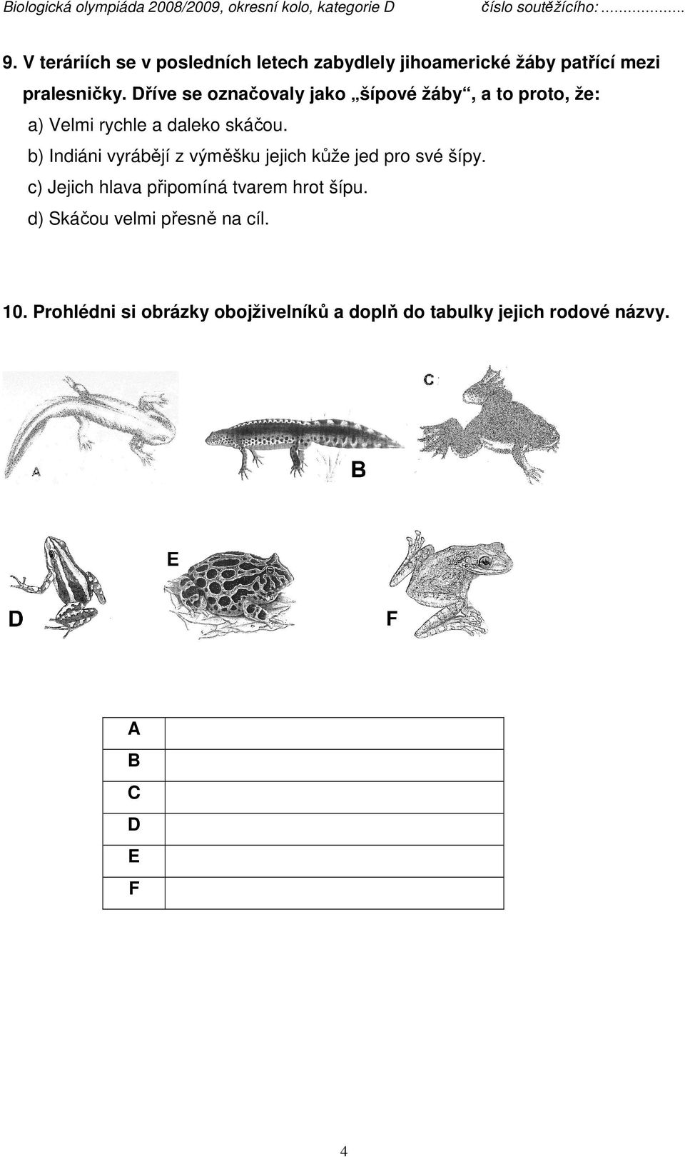 b) Indiáni vyrábějí z výměšku jejich kůže jed pro své šípy.