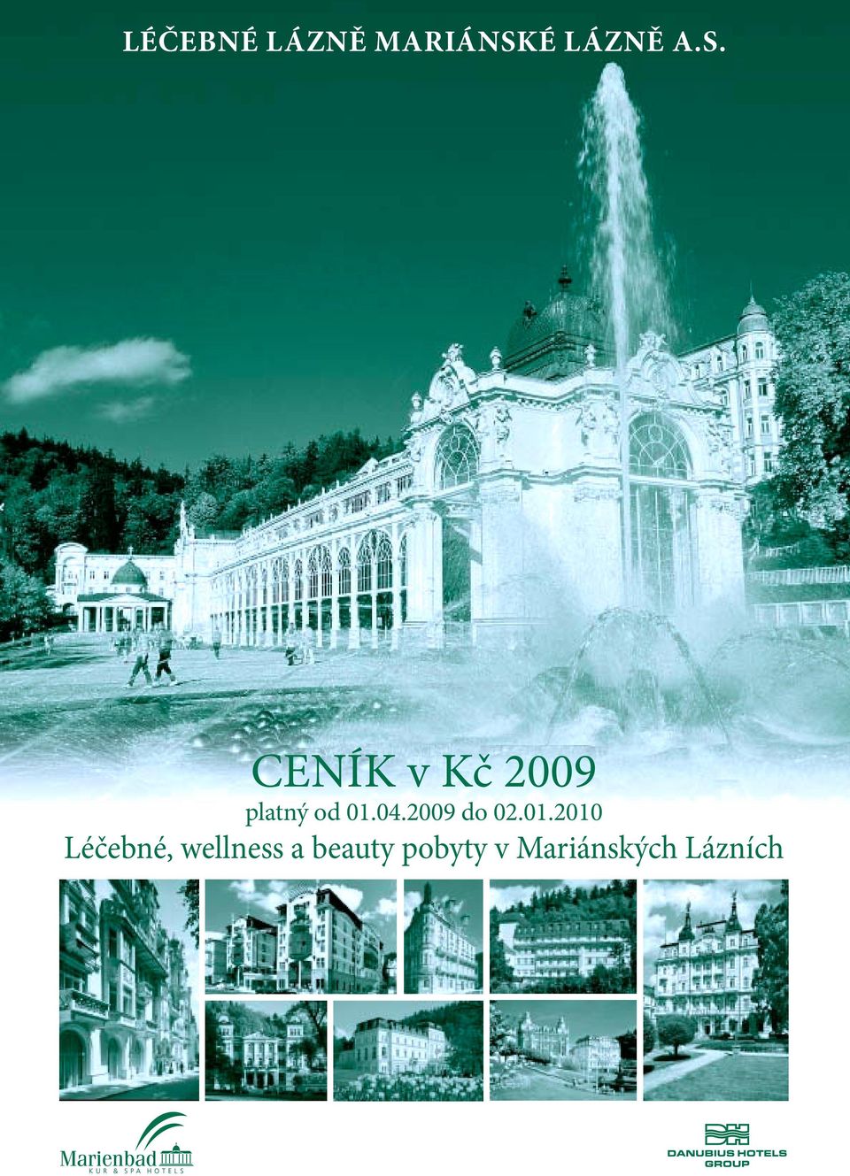 CENÍK v Kč 2009 platný od 01.04.