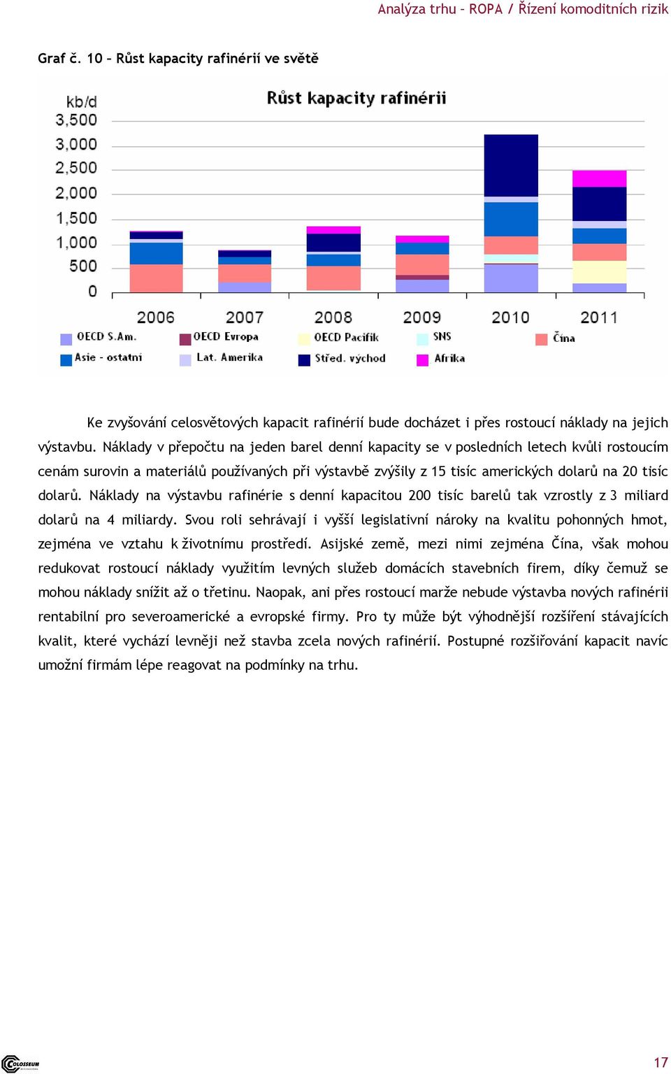 Náklady na výstavbu rafinérie s denní kapacitou 200 tisíc barelů tak vzrostly z 3 miliard dolarů na 4 miliardy.