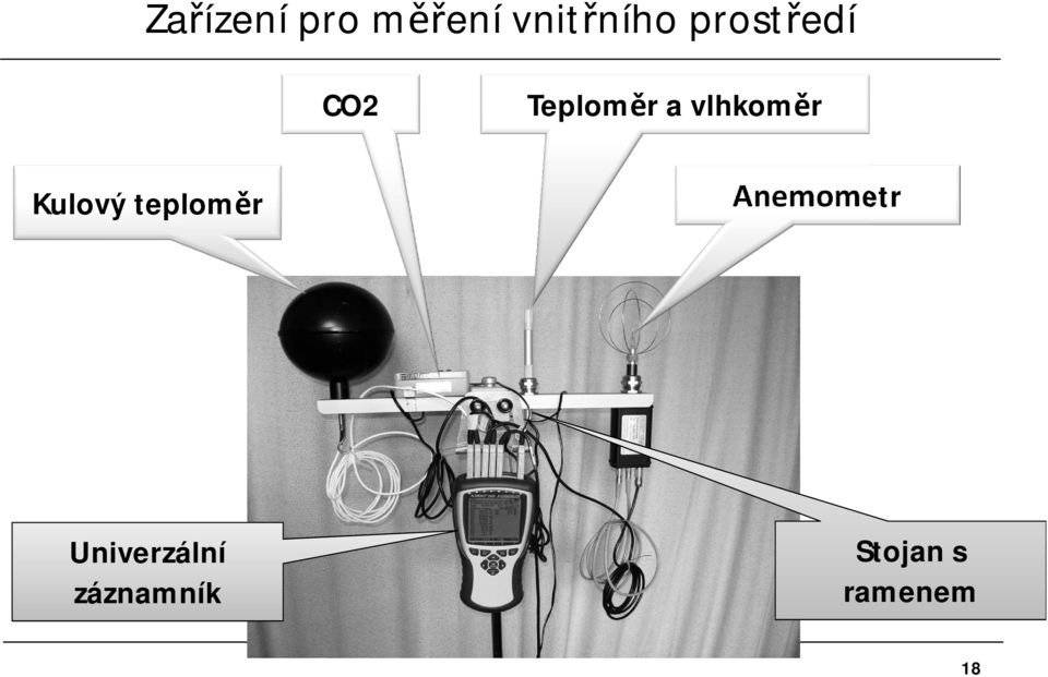 vlhkoměr Kulový teploměr