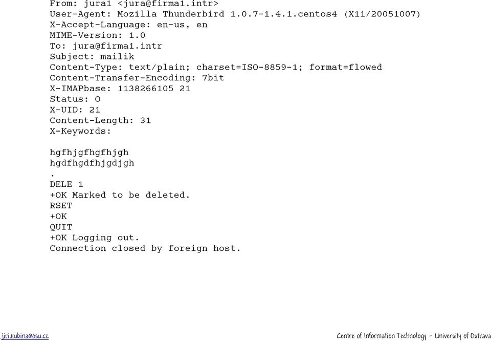 intr Subject: mailik Content-Type: text/plain; charset=iso-8859-1; format=flowed Content-Transfer-Encoding: 7bit