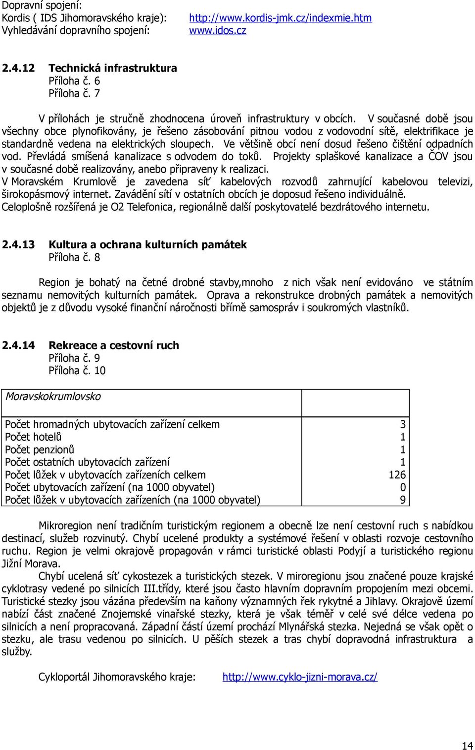 V současné době jsou všechny obce plynofikovány, je řešeno zásobování pitnou vodou z vodovodní sítě, elektrifikace je standardně vedena na elektrických sloupech.