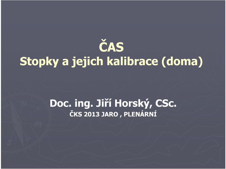 ing. Jiří Horský, CSc.