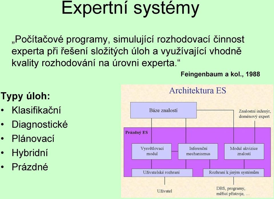 kvality rozhodování na úrovni experta.