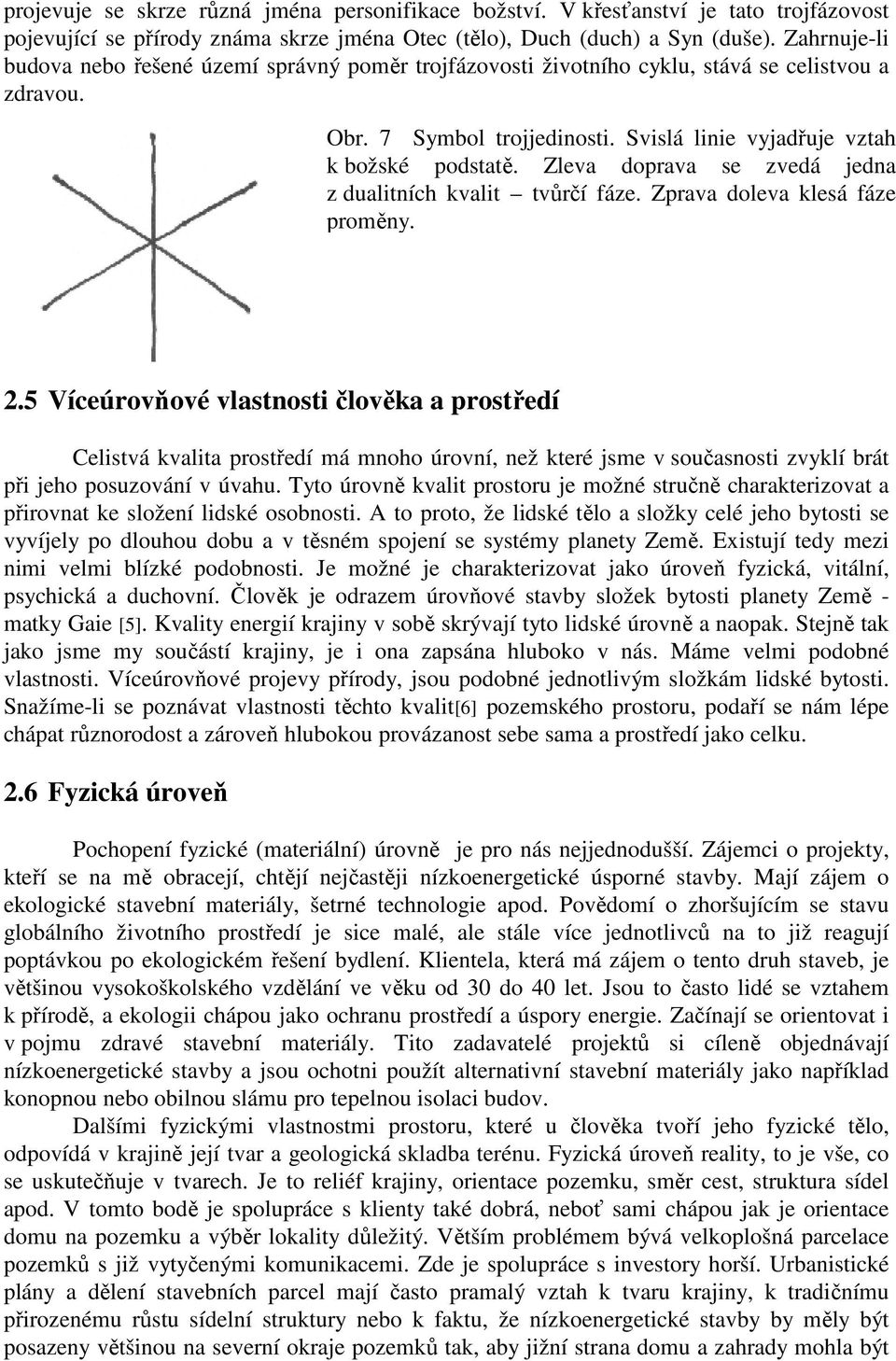 Zleva doprava se zvedá jedna z dualitních kvalit tvůrčí fáze. Zprava doleva klesá fáze proměny. 2.