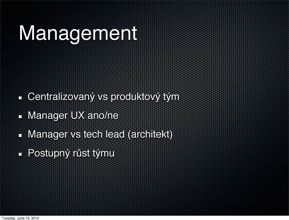 ano/ne Manager vs tech lead