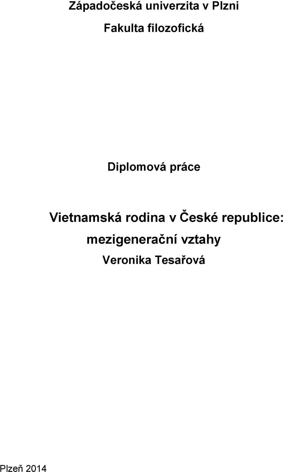 rodina v České republice: