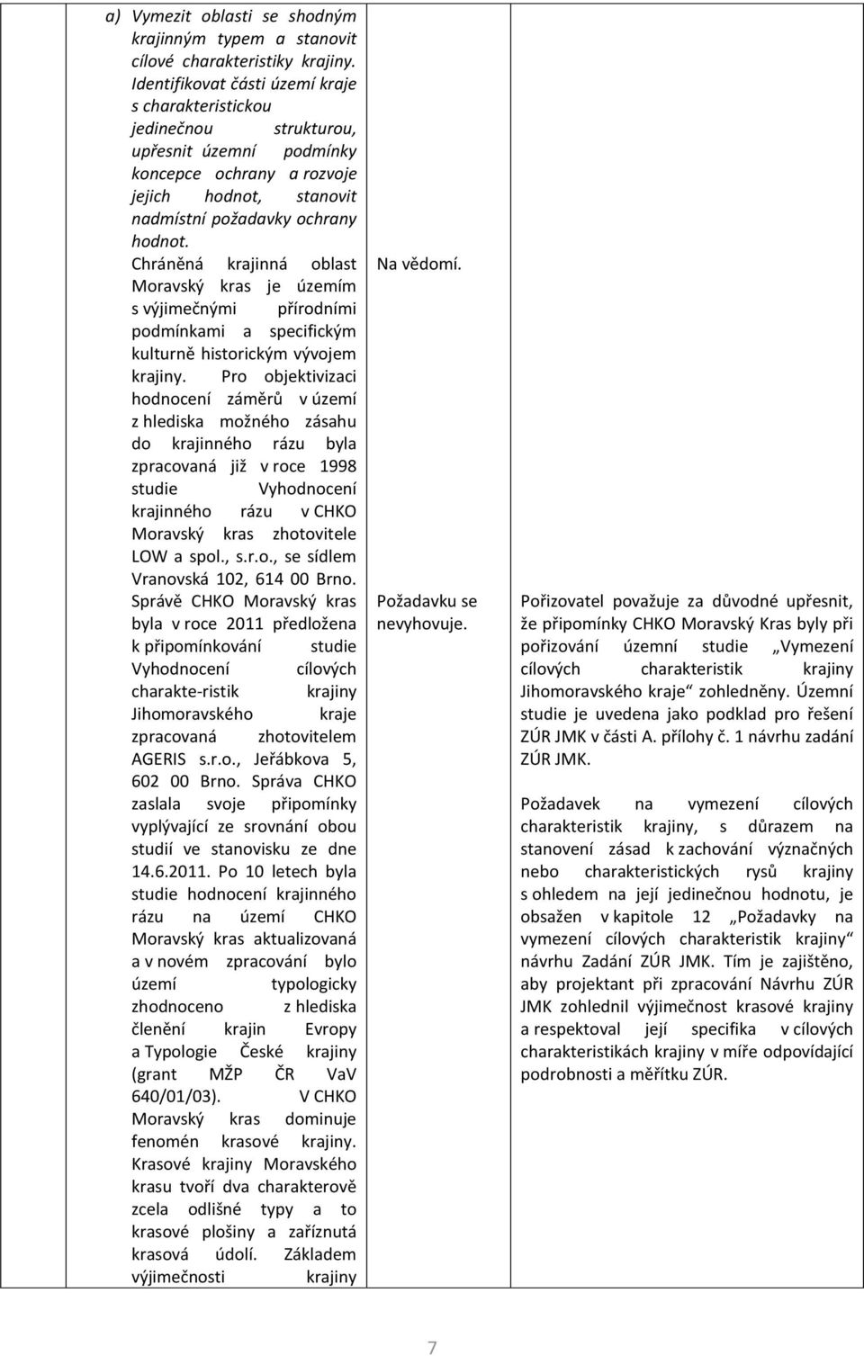 Chráněná krajinná oblast Moravský kras je územím s výjimečnými přírodními podmínkami a specifickým kulturně historickým vývojem krajiny.