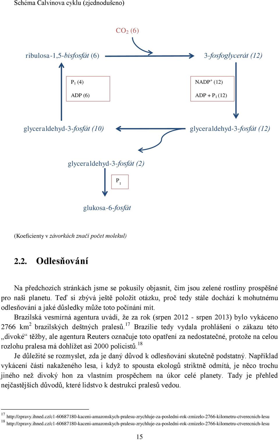 Teď si zbývá ještě poloţit otázku, proč tedy stále dochází k mohutnému odlesňování a jaké důsledky můţe toto počínání mít.