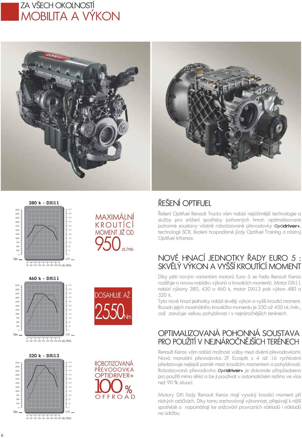 pohonné soustavy včetně robotizované převodovky Optidriver+, technologii SCR, školení hospodárné jízdy Optifuel Training a nástroj Optifuel Infomax.