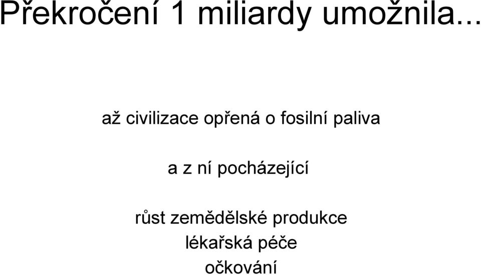 paliva a z ní pocházející růst