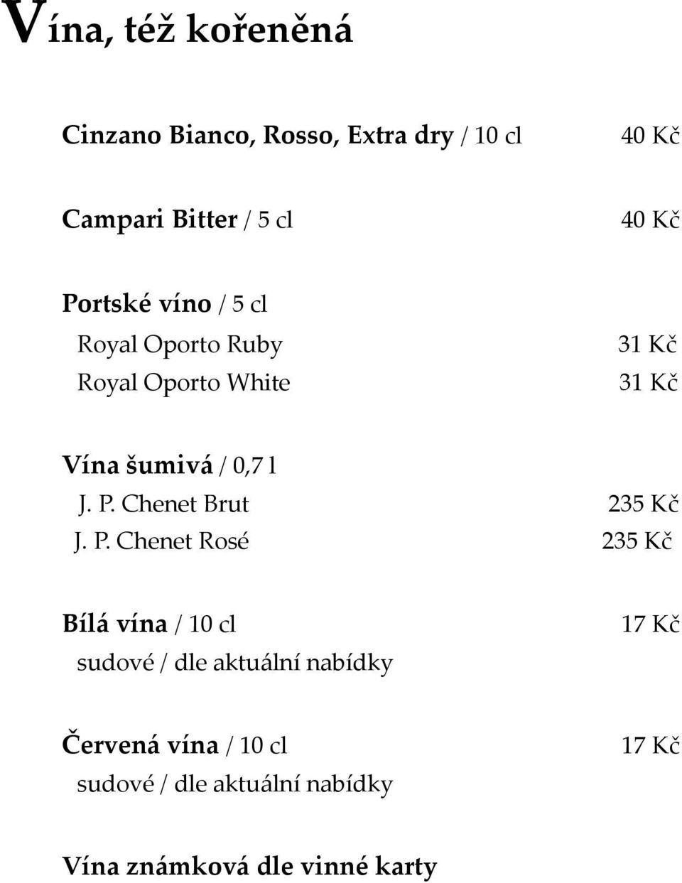 Chenet Brut 235 Kč J. P.