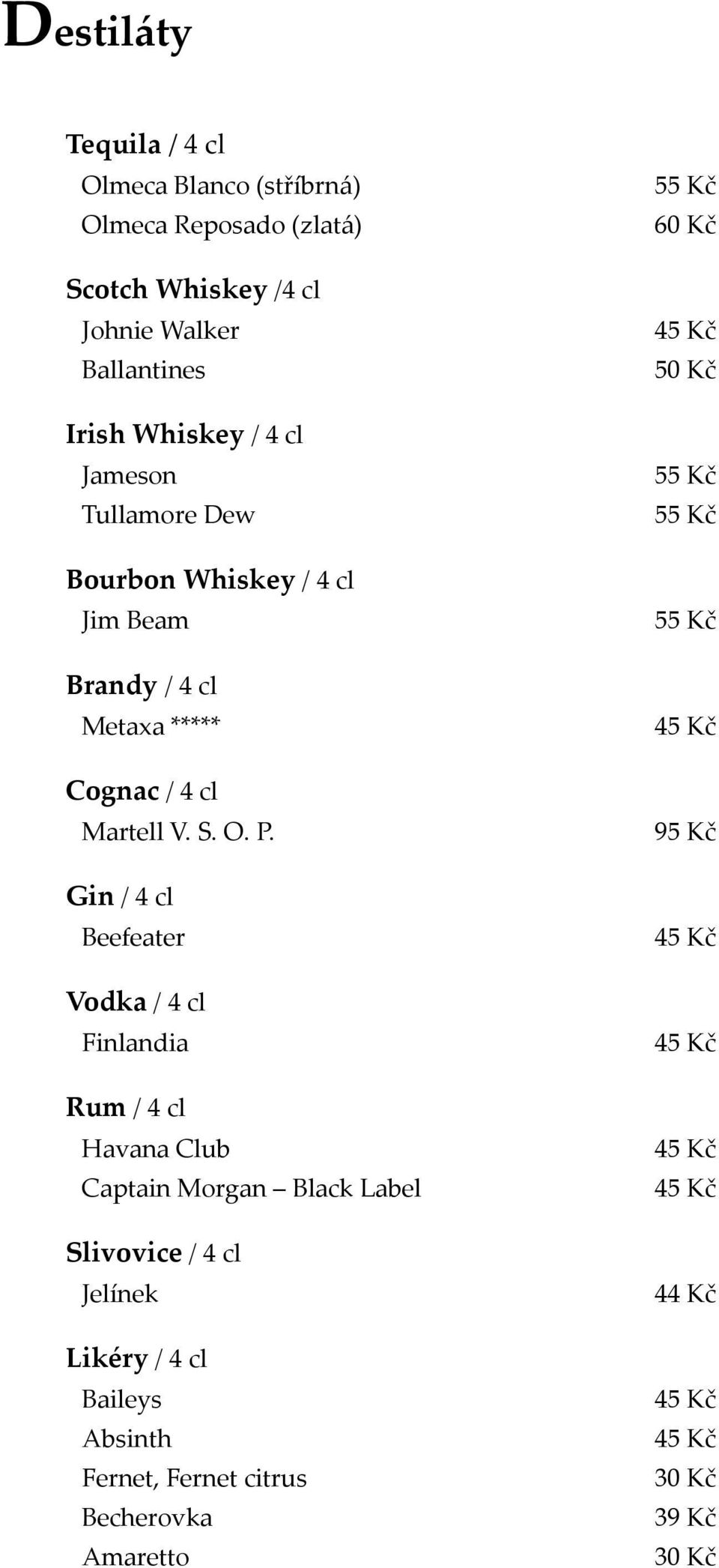 Cognac / 4 cl Martell V. S. O. P.