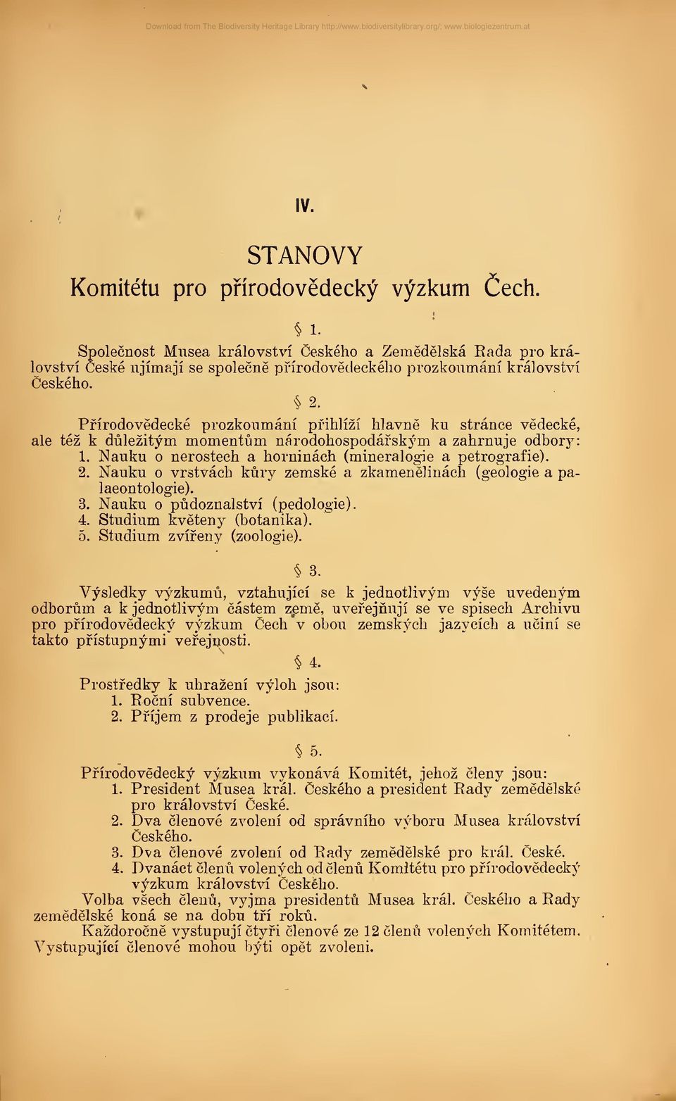 Nauku o vrstväch küry zemske a zkamenelinäch (geologie a palaeontologie). 3.