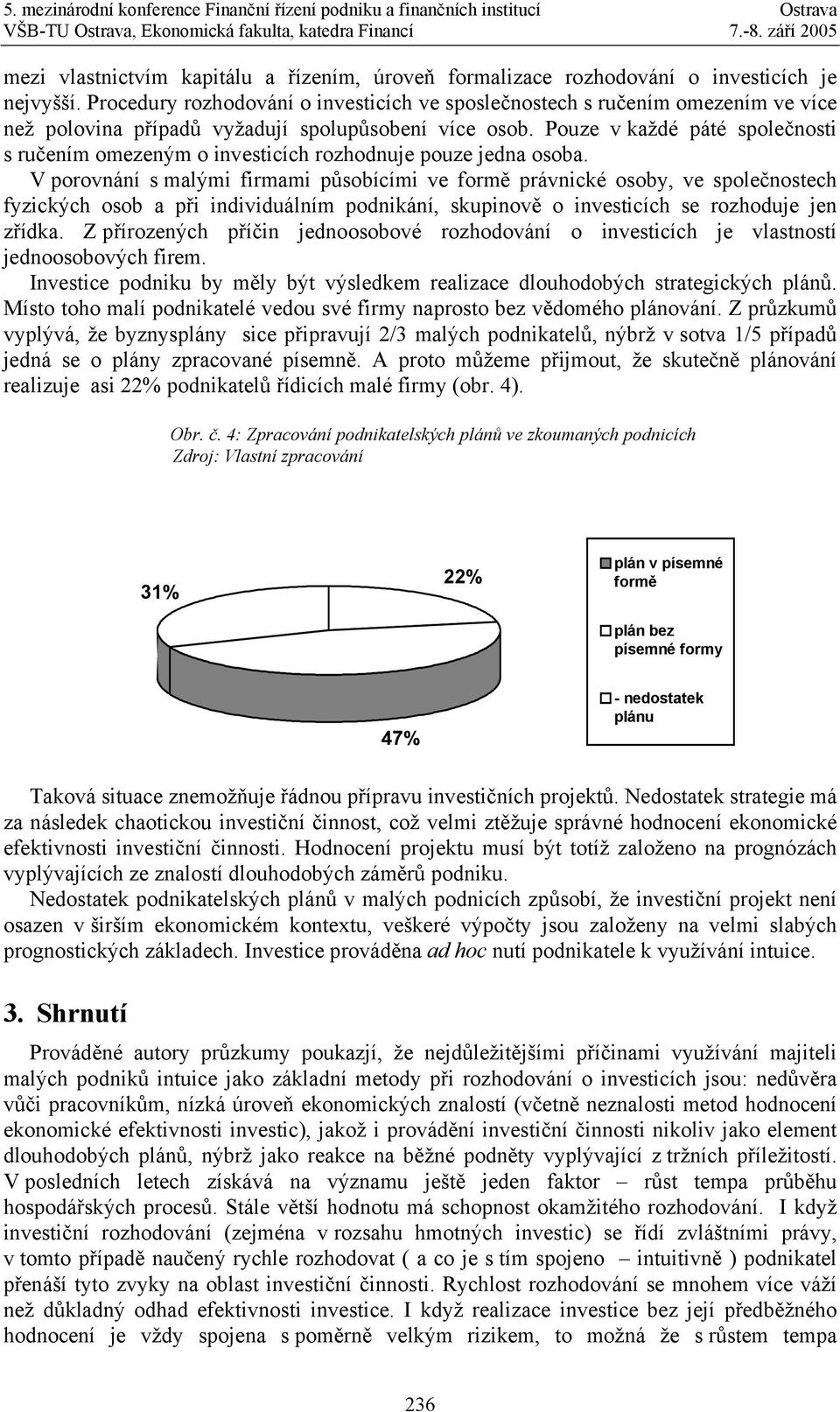 Pouze v každé páté společnosti s ručením omezeným o investicích rozhodnuje pouze jedna osoba.