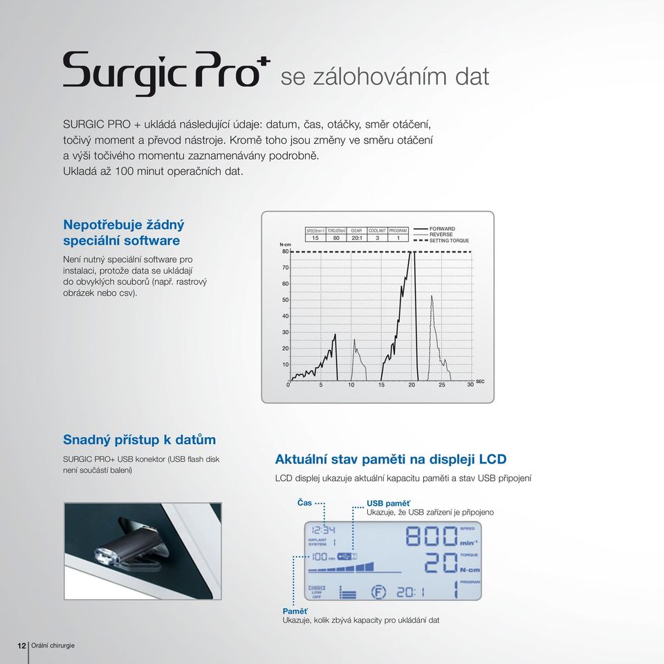 Nepotřebuje žádný speciální software Není nutný speciální software pro instalaci, protože data se ukládají do obvyklých souborů (např. rastrový obrázek nebo csv).