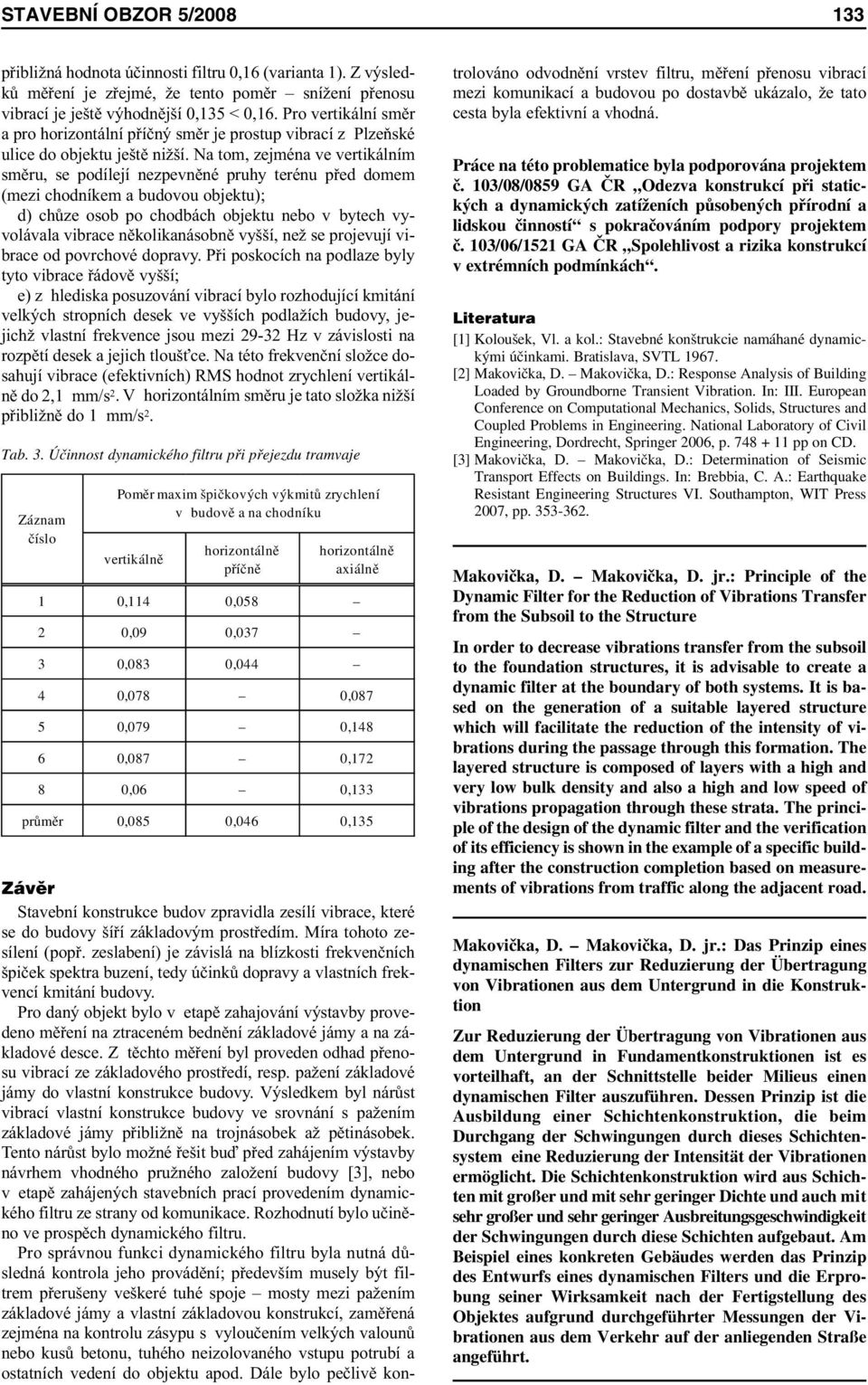 Na tom, zejména ve vertikálním směru, se podílejí nezpevněné pruhy terénu před domem (mezi chodníkem a budovou objektu); d) chůze osob po chodbách objektu nebo v bytech vyvolávala vibrace