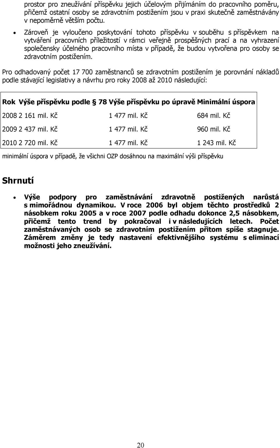 případě, že budou vytvořena pro osoby se zdravotním postižením.