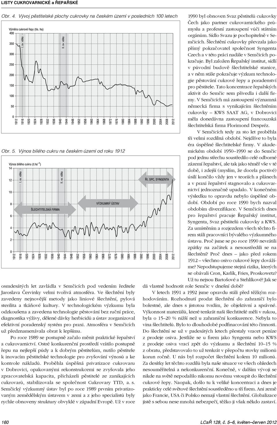 Ve šlechtění byly zavedeny nejnovější metody jako liniové šlechtění, pylová sterilita a tkáňové kultury.