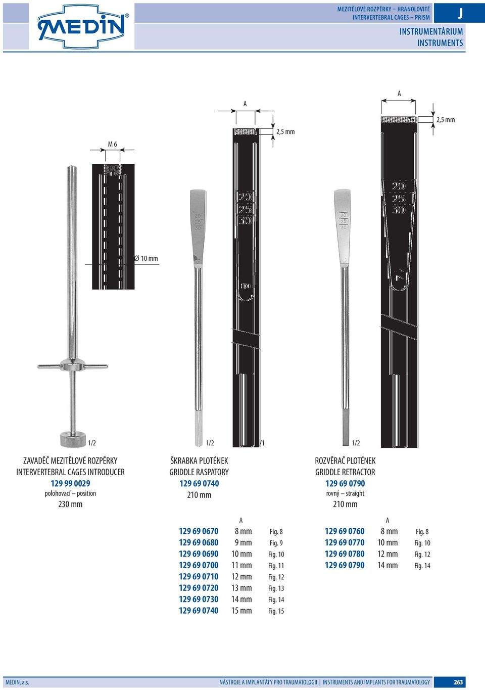 11 129 69 0710 12 mm Fig. 12 129 69 0720 13 mm Fig. 13 129 69 0730 14 mm Fig. 14 129 69 0740 15 mm Fig.