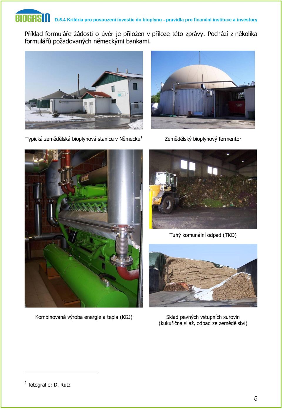 Typická zemědělská bioplynová stanice v Německu 1 Zemědělský bioplynový fermentor Tuhý