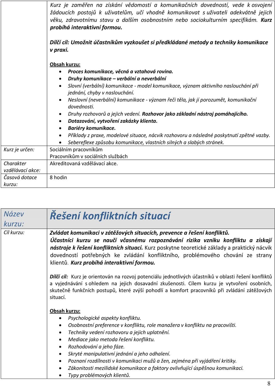 Obsah Proces komunikace, věcná a vztahová rovina. Druhy komunikace verbální a neverbální Slovní (verbální) komunikace - model komunikace, význam aktivního naslouchání při jednání, chyby v naslouchání.