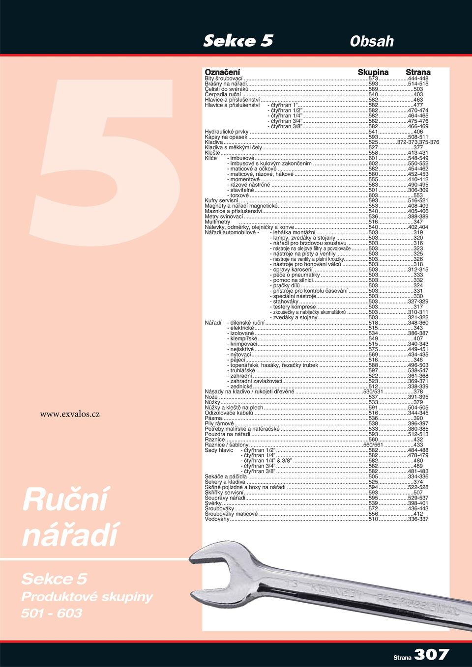 ..541...406 Kapsy na opasek...593...508-511 Kladiva...525...372-373,375-376 Kladiva s mûkk mi ãely...527...377 Kle tû...558...413-431 Klíãe - imbusové...601...548-549 - imbusové s kulov m zakonãením.