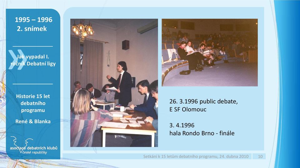 1996 public debate, E SF Olomouc 3. 4.