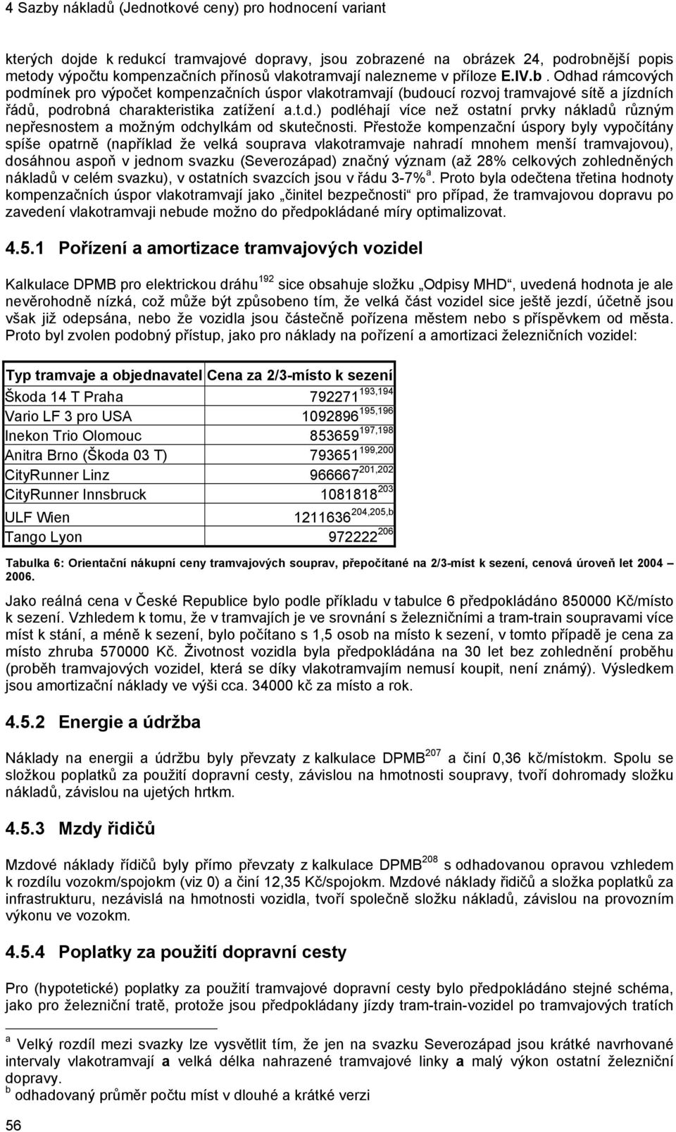 t.d.) podléhají více než ostatní prvky nákladů různým nepřesnostem a možným odchylkám od skutečnosti.