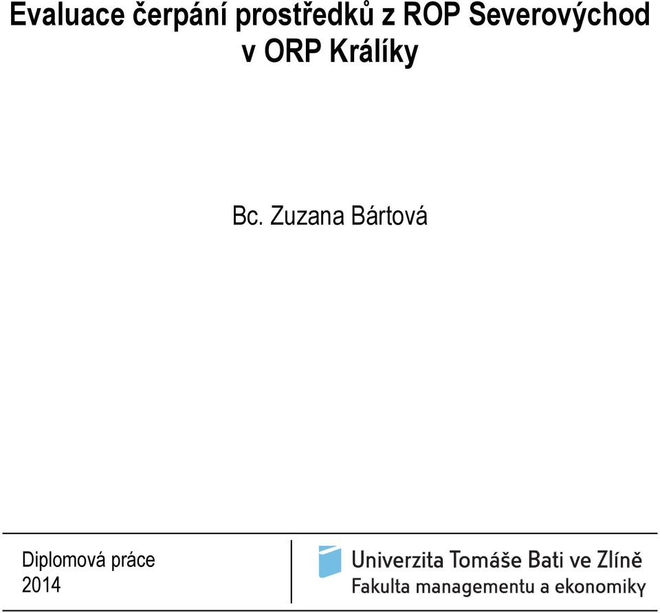 Severovýchod v ORP