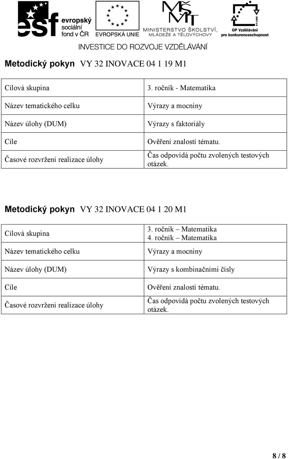 pokyn VY 32 INOVACE 04 1 20 M1 3.