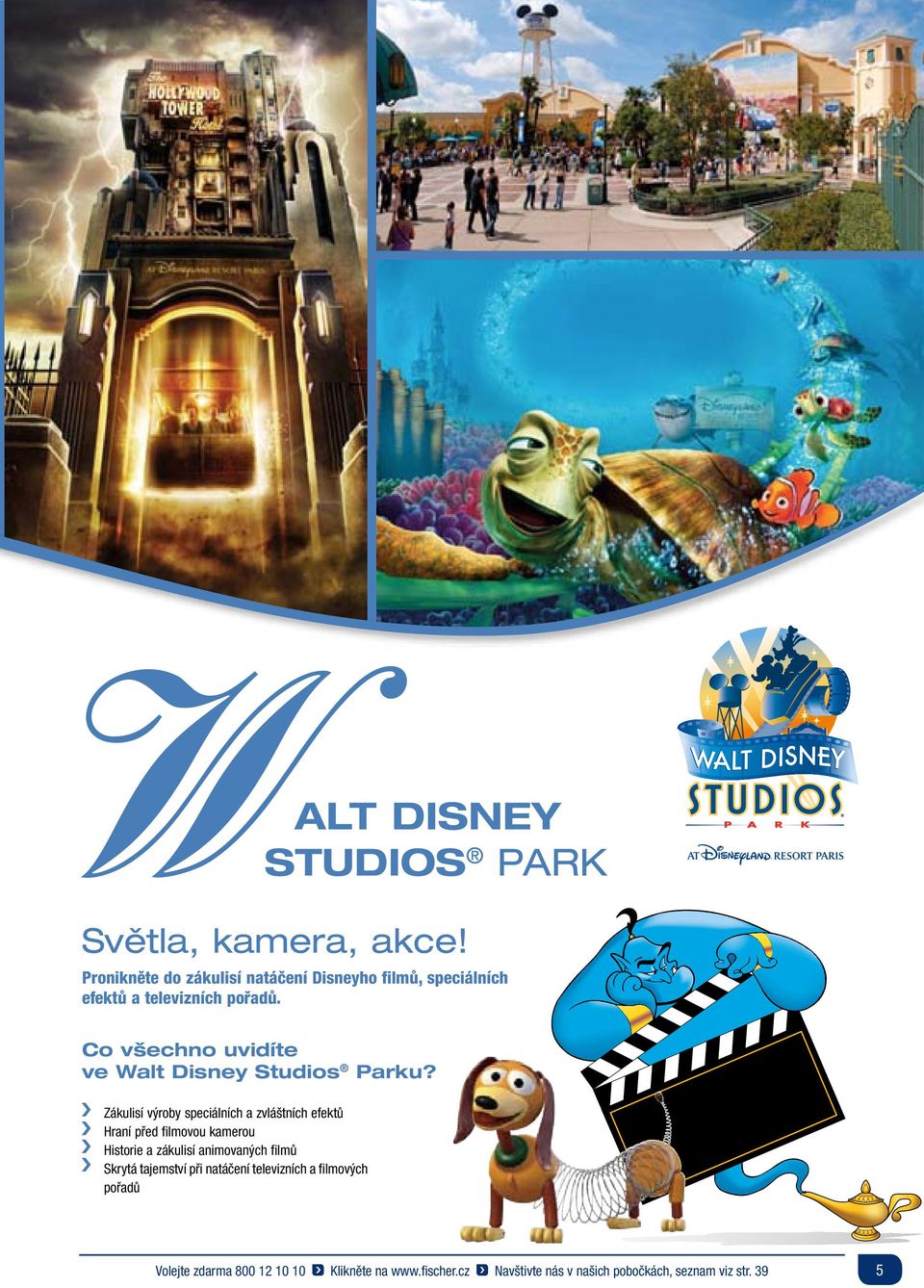 Co všechno uvidíte ve Walt Disney Studios Parku?