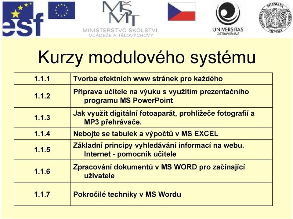 1.5 1.1.6 Základní principy vyhledávání informací na webu.