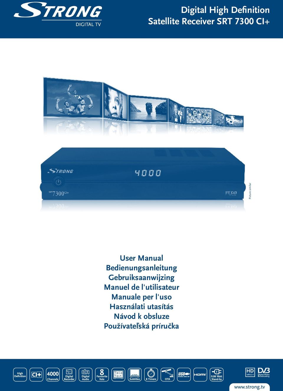 Gebruiksaanwijzing Manuel de l'utilisateur Manuale per