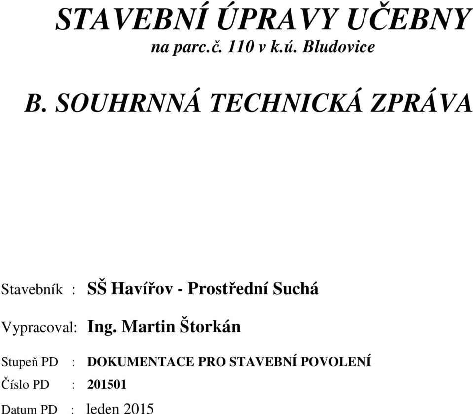 Suchá Vypracoval: Ing.