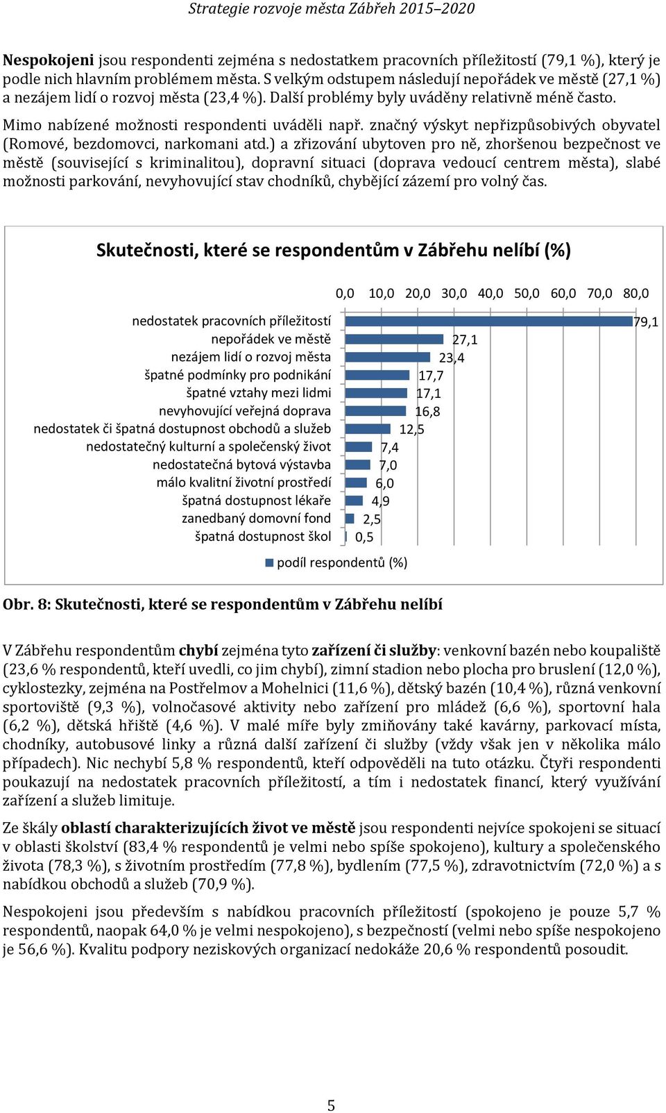 značný výskyt nepřizpůsobivých obyvatel (Romové, bezdomovci, narkomani atd.