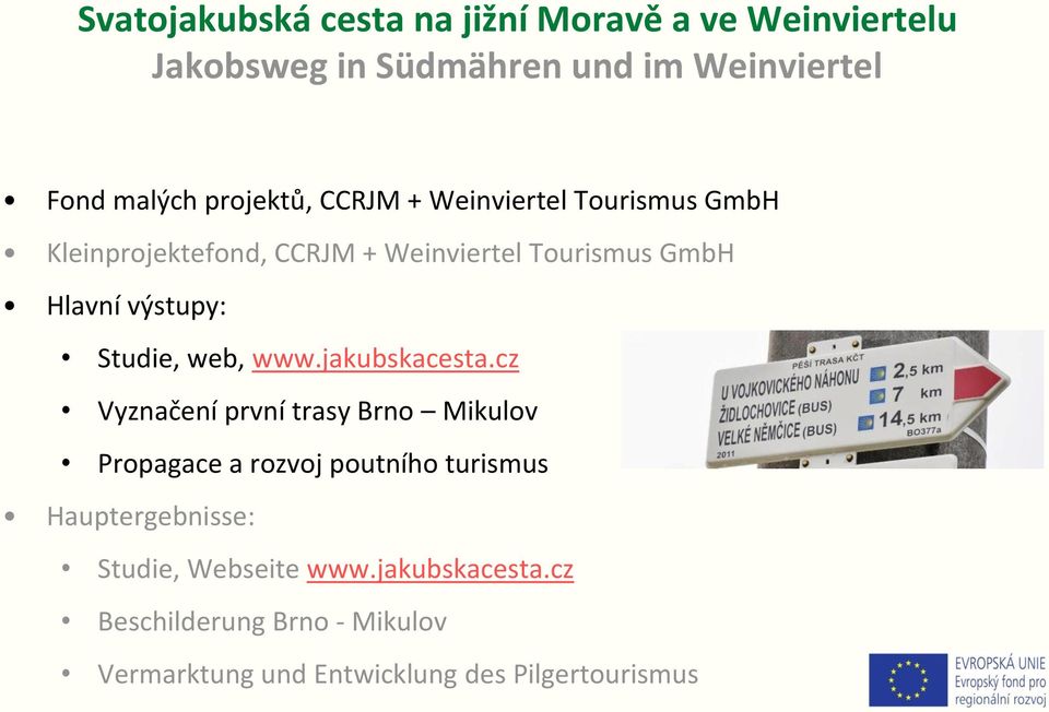 Studie, web, www.jakubskacesta.