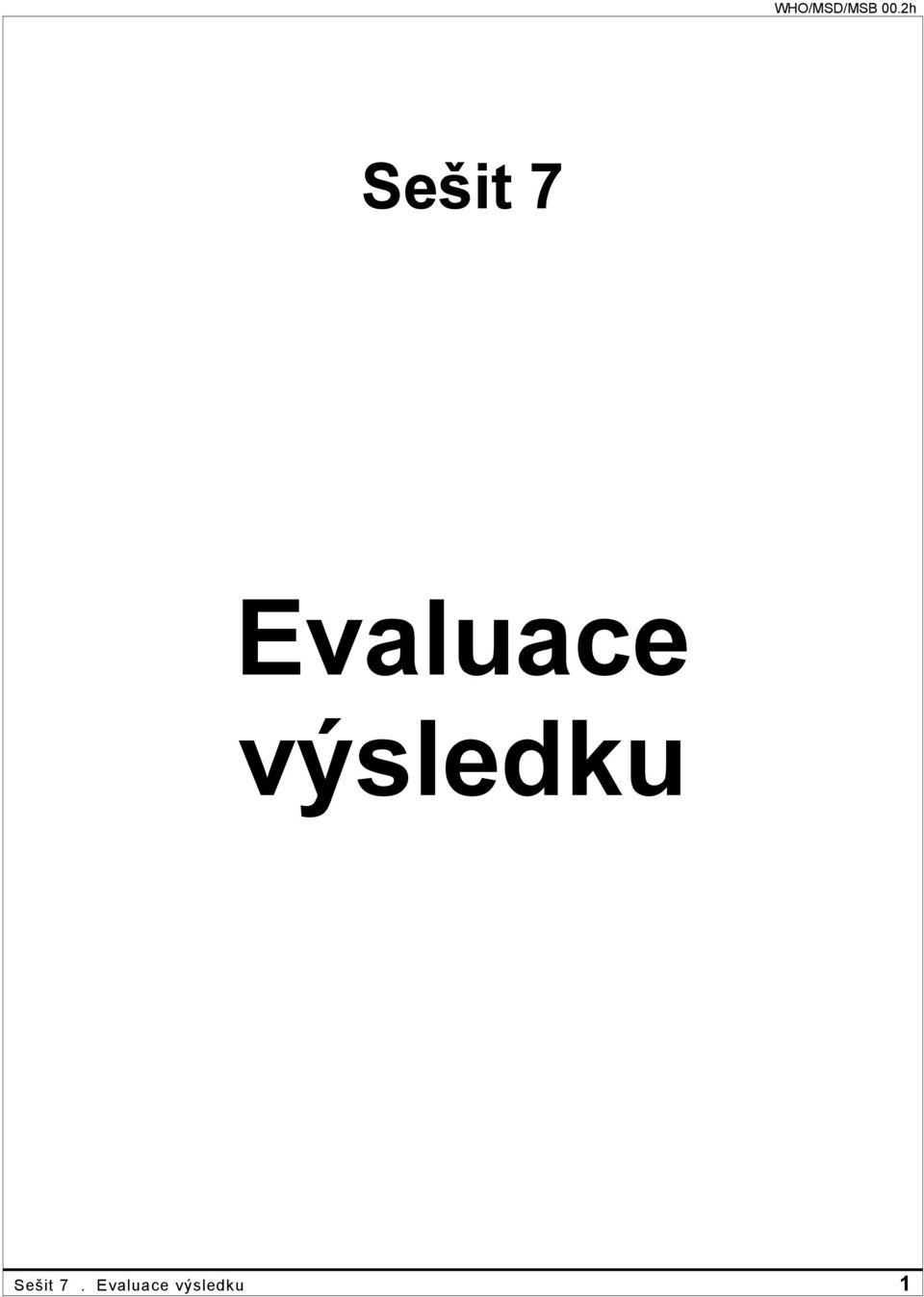 výsledku .