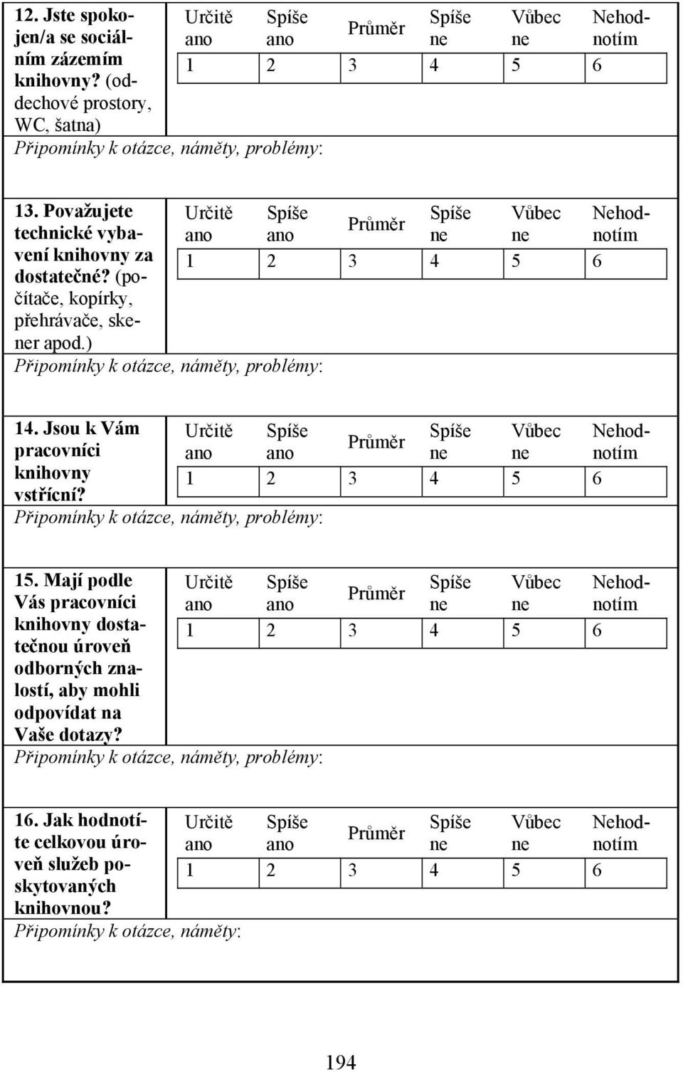 Jsou k Vám pracovníci knihovny vstřícní? Vůbec 15.