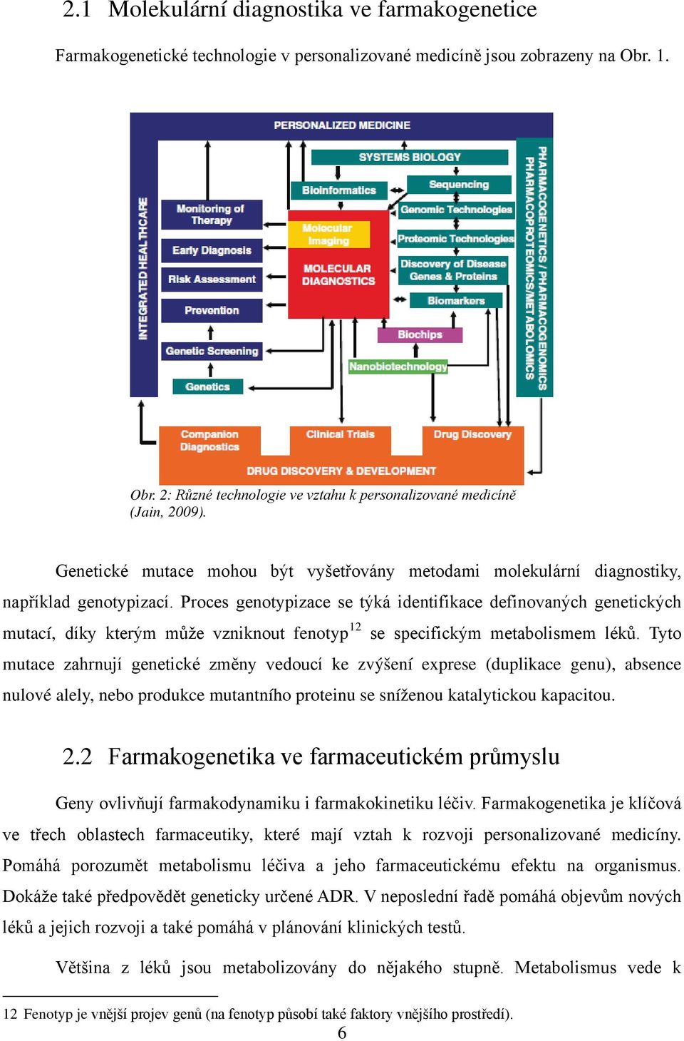 Proces genotypizace se týká identifikace definovaných genetických mutací, díky kterým může vzniknout fenotyp 12 se specifickým metabolismem léků.