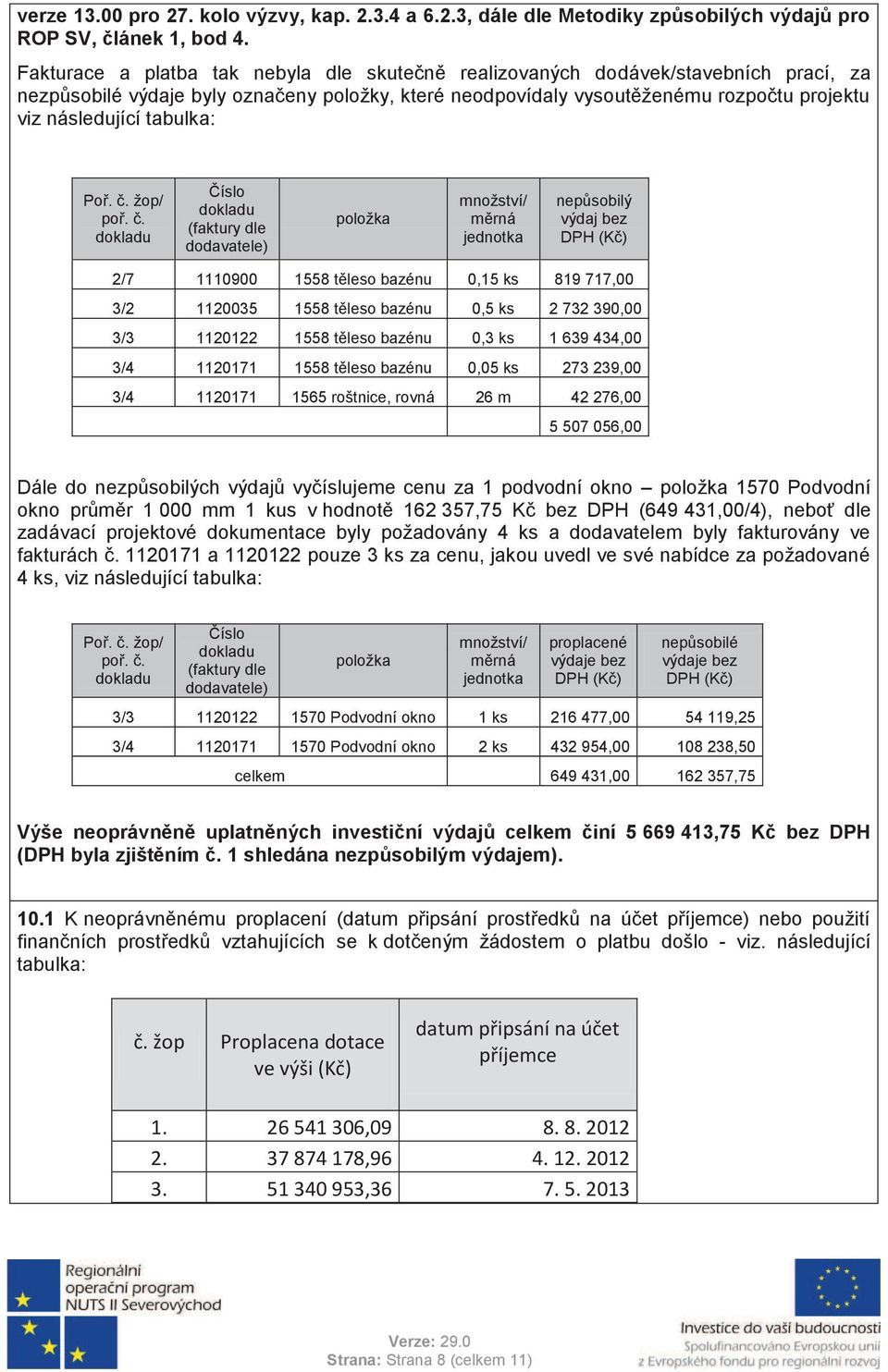 DPH DPH 3/3 1120122 1 ks 216 477,00 54 119,25 3/4 1120171 2 ks 432 954,00 108 238,50 celkem 649 431,00 162 357,75 V celkem 5 669 bez DPH. 10.1 K se k em - viz.