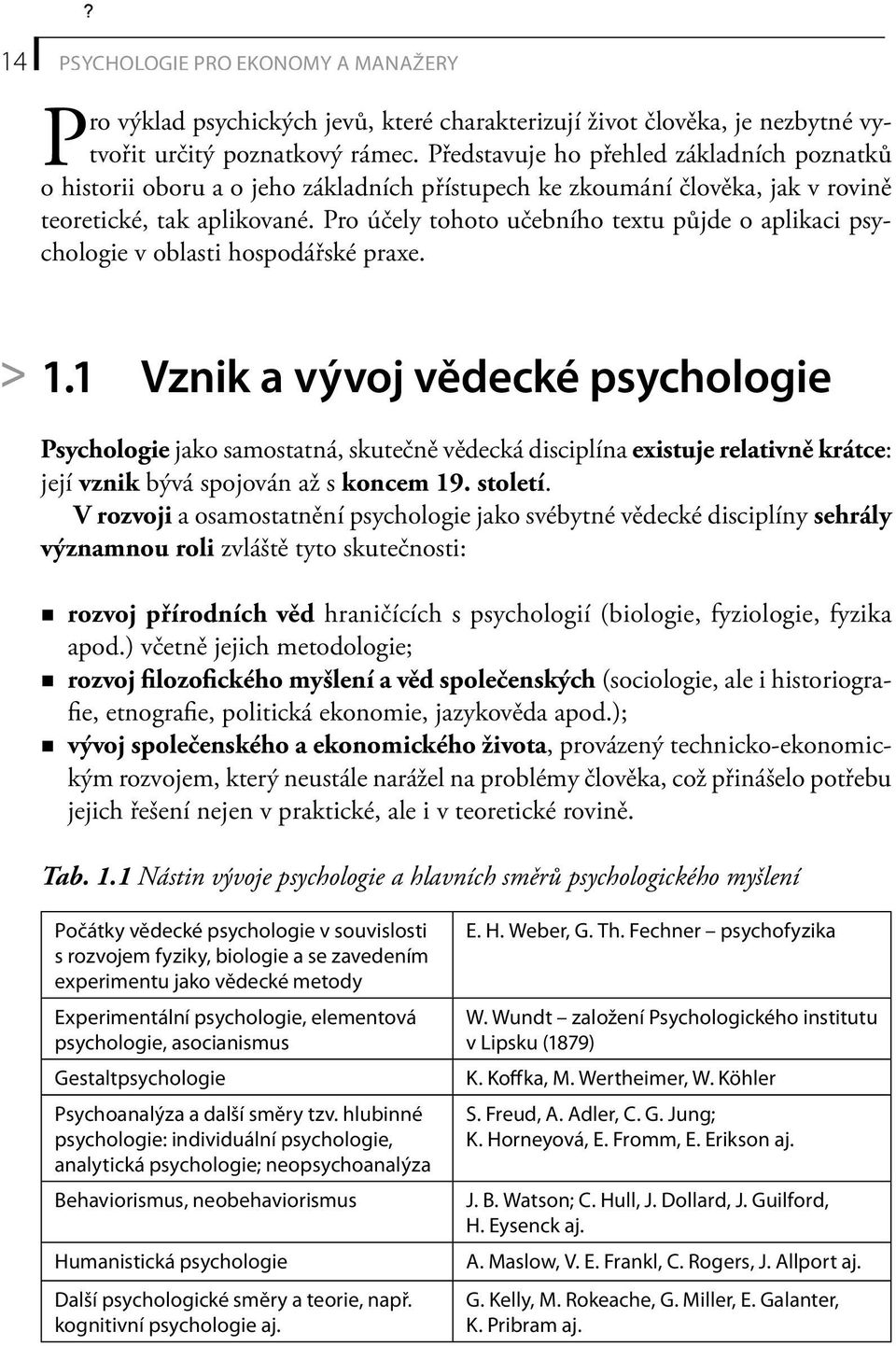 Pro účely tohoto učebního textu půjde o aplikaci psychologie v oblasti hospodářské praxe. > 1.