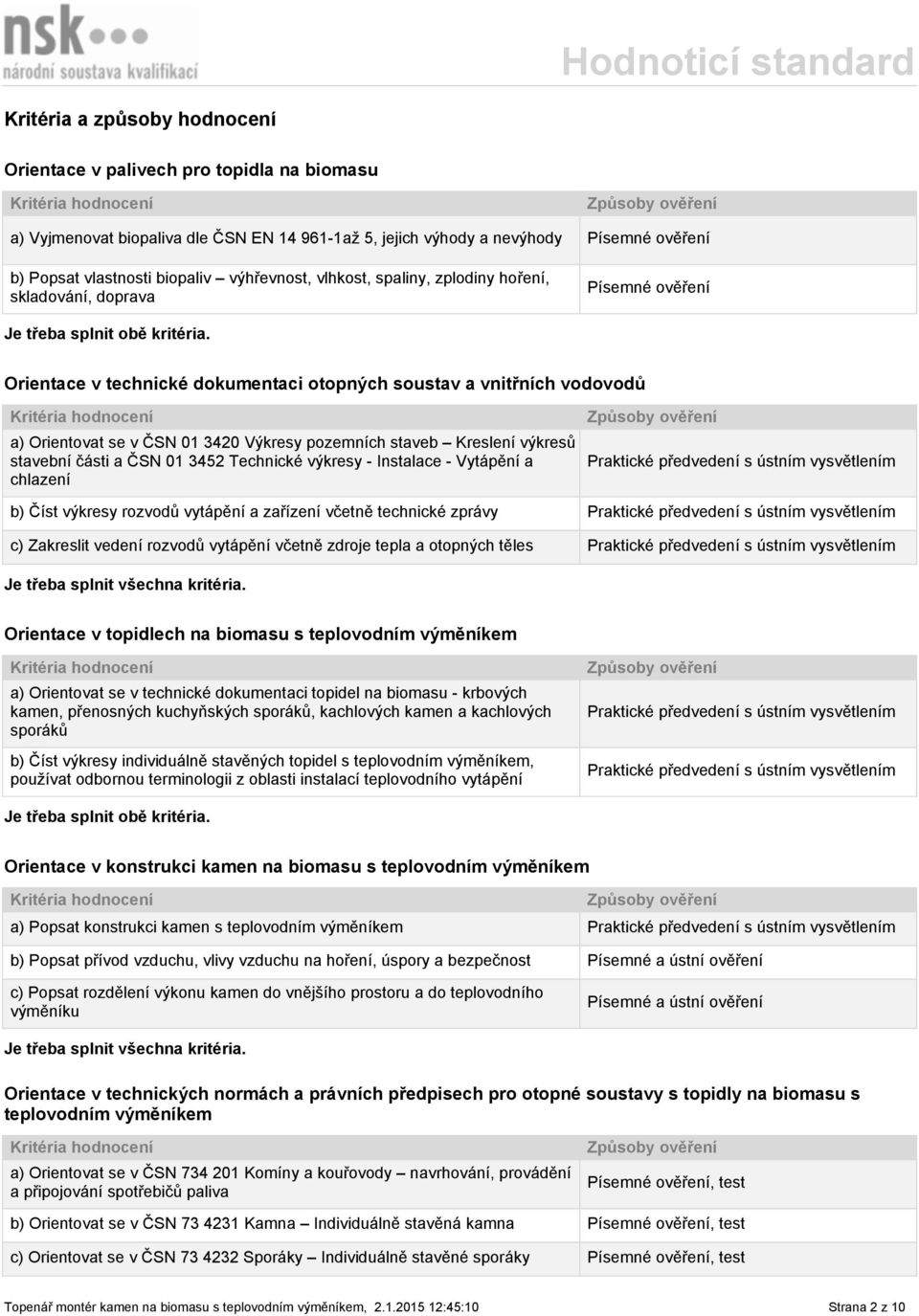 Orientace v technické dokumentaci otopných soustav a vnitřních vodovodů a) Orientovat se v ČSN 01 3420 Výkresy pozemních staveb Kreslení výkresů stavební části a ČSN 01 3452 Technické výkresy -