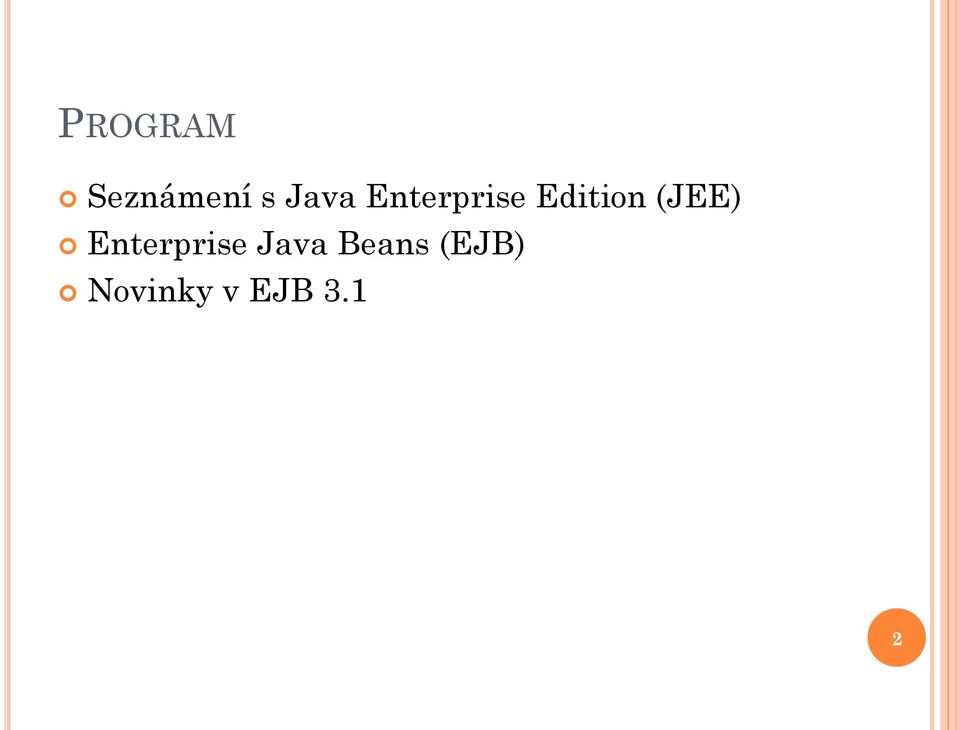 Enterprise Java Beans